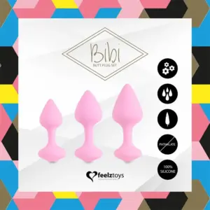 Feelztoys Bibi - 3 db-os análdugó készlet - Image 3