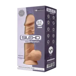 Silexd Dildo Silexpan 10 Vibration Functions Model 4 - 8.5" Flesh - Realisztikus vibrátor - Image 2