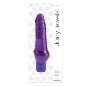 Juicy Jewels - Zselés vibrátor (lila) - Image 5