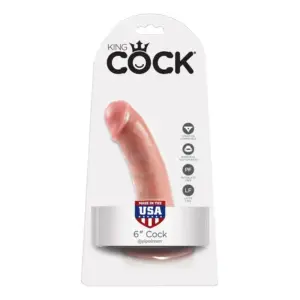 King Cock 6" - Realisztikus dildó (15,2cm) - Image 6