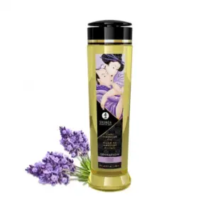 Shunga Erotic - Masszázsolaj (levendula) - 240ml - Image 2