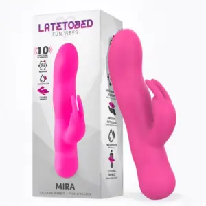 Latetobed Mira - Nyuszis vibrátor (pink) - Image 9
