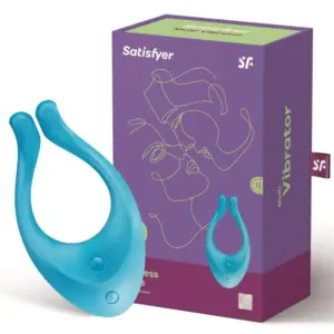 Satisfyer Endless Love - Akkus,vízálló párvibrátor (kék) - Image 6