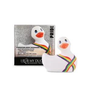 My Duckie Pride - Vibrációs fürdő kacsa (fehér) - Image 2