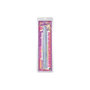 Crystal Jellies Double Dong 45 cm Clear - Dupla végű dildó - Image 2
