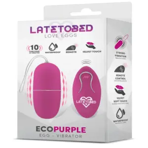 Latetobed Ecopurple - Vibrációs tojás (lila) - Image 5
