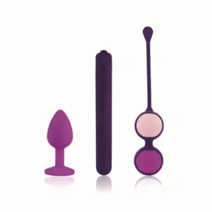 Rianne Essentials First - 3 részes vibrátor szett (lila) - Image 5
