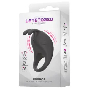 Latetobed Hophop Vibrating Ring Usb Silicone- Pénisz gyűrű - Image 7