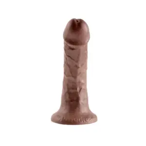 King Cock King Cock Dildo 6" - Brown - Realisztikus dildó - Image 3