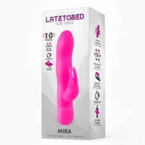 Latetobed Mira - Nyuszis vibrátor (pink) - Image 8
