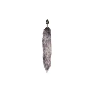Easytoys Fox NO5 - Fém anál dildó rókafarokkal (ezüst-ezüst) - Image 3
