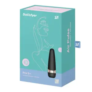 Satisfyer Pro 3+ - Vízálló,akkus csiklóizgató (fekete) - Image 7