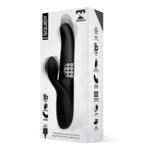 Tardenoche Squidy - Akkus,forgófejes vibrátor (fekete) - Image 5