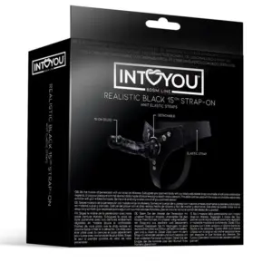 Intoyou Bdsm Line Mistress - Felcsatolható dildó (fekete) - Image 6