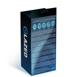 Glazed - Áttetsző dildó herékkel (15,5cm) - Image 5