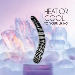 Feelztoys Glazz Dark Desire - Íves üveg dildó - Image 2