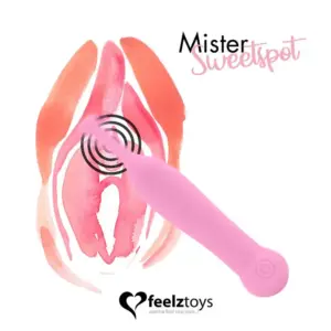Feelztoys Mister Sweetspot - Csikló vibrátor (pink) - Image 3
