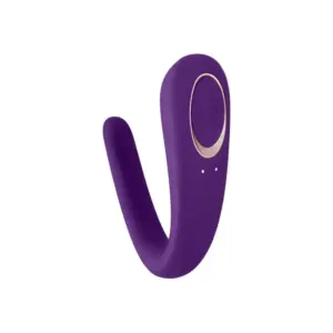 Satisfyer Double Classic - Vízálló, akkus párvibrátor (lila) - Image 5