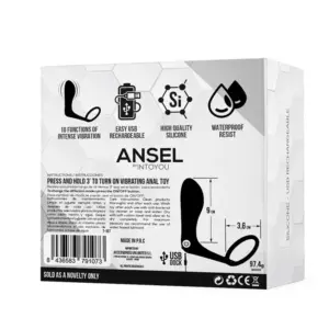 Tardenoche Ansel - Akkus análdugó péniszgyűrűvel - Image 2