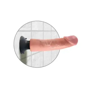 King Cock Vibrating 9" - Vibrációs realisztikus dildó (24,8cm) - Image 3