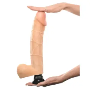 Real Feel Deluxe No.12 - Tapadótalpas vibrátor (30,5cm) - Image 3