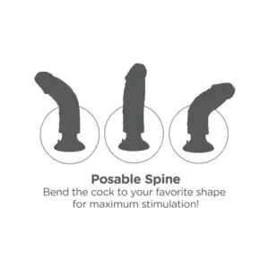 King Cock Vibrating 9" - Vibrációs realisztikus dildó (24,8cm) - Image 2