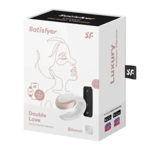 Satisfyer Double Love - Okos,akkus,vízálló,rádiós párvibrátor - Image 3