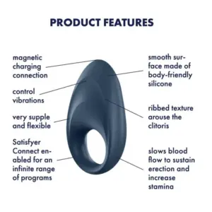 Satisfyer Mighty One - Okos,akkus,vibrációs péniszgyűrű - Image 9