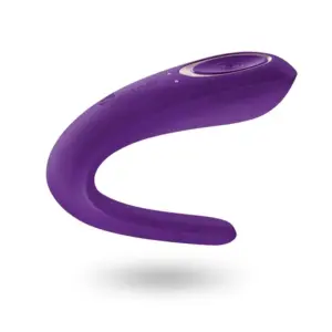 Satisfyer Double Classic - Vízálló, akkus párvibrátor (lila) - Image 8