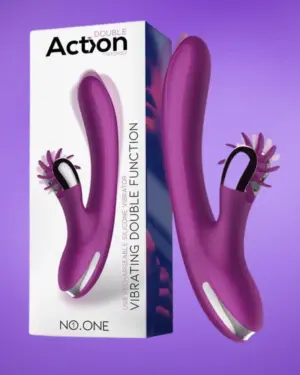Action No. One - Vibrátor, csiklóizgató kerékkel