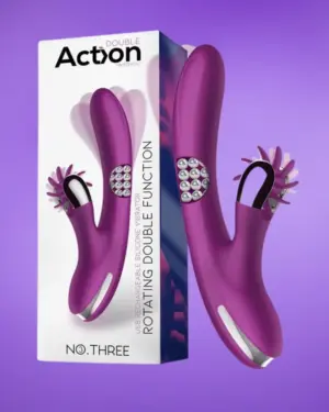 Action No. Three - Bólogató vibrátor forgó golyókkal