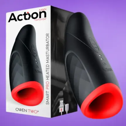 Action Owen - Maszturbátor melegítő funkcióval