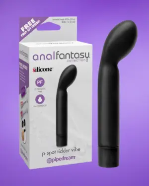 Anal Fantasy Collect - Prosztata vibrátor (fekete)