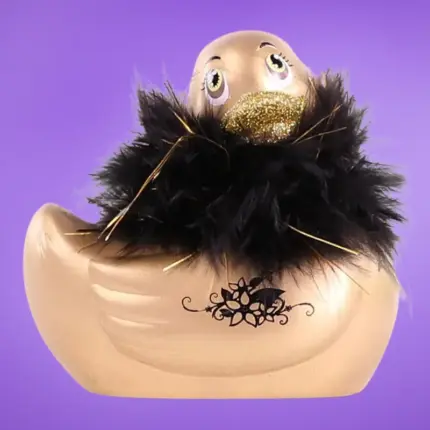 My Duckie Paris 2.0 - Játékos kacsa vízálló csiklóvibrátor (arany)