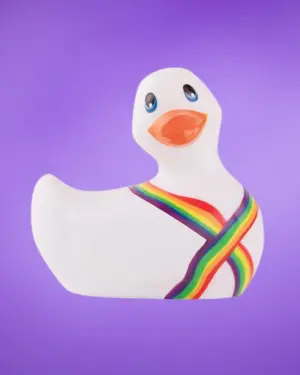 My Duckie Pride - Vibrációs fürdő kacsa (fehér)