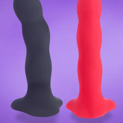 Bouncer Dildo - Dildó mozgó golyókkal a belsejében