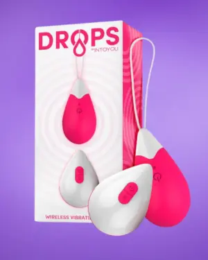 Intoyou Drops - Táviránytós vibrációs tojás (pink)