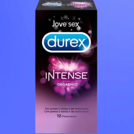 Durex Condoms Intense - Bordázott óvszer (12db)