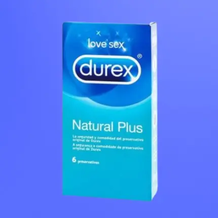 Durex Condoms Natural Plus - Óvszer (6db)