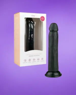 Easytoys - Fekete realisztikus dildó (20,5cm)