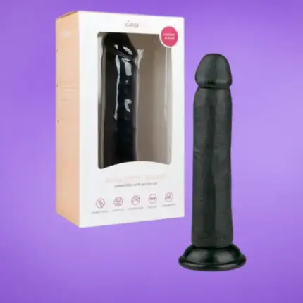 Easytoys - Fekete realisztikus dildó (20,5cm)