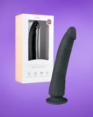 Easytoys - Fekete realisztikus dildó (21cm)