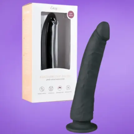 Easytoys - Fekete realisztikus dildó (21cm)