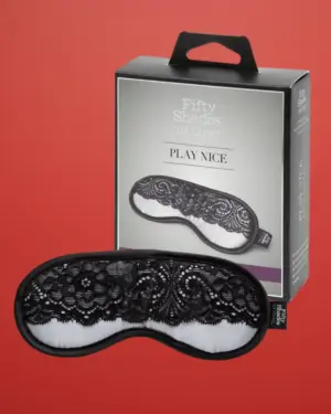 Fifty Shades Of Grey Satin And Lace Blindfold - Csipkés szemfedő