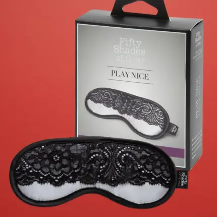 Fifty Shades Of Grey Satin And Lace Blindfold - Csipkés szemfedő