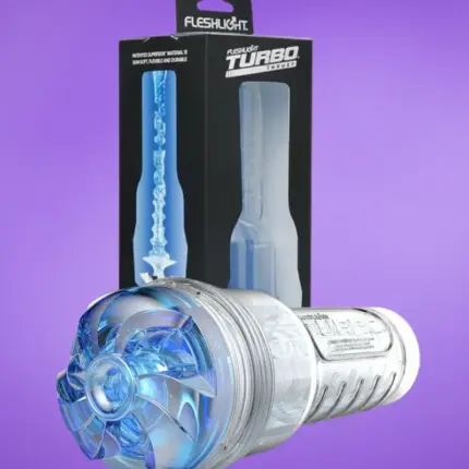 Fleshlight Turbo Thrust - Szívó maszturbátor (kék)