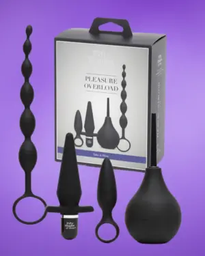 A szürke ötven árnyalata - Take it slow - kezdő anál szett (4 részes) - fekete