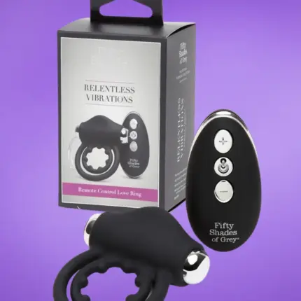 A szüke ötven árnyalata -Távirányítós vibrációs péniszgyűrű
