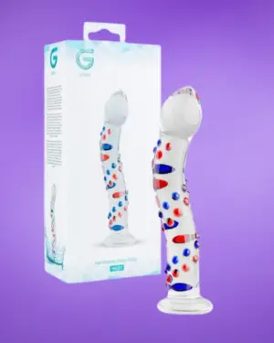 Gildo No.3- Rücskös üveg dildó