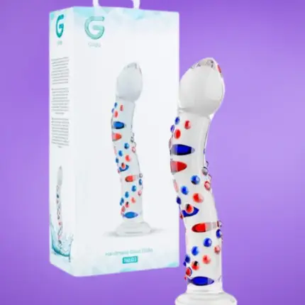 Gildo No.3- Rücskös üveg dildó